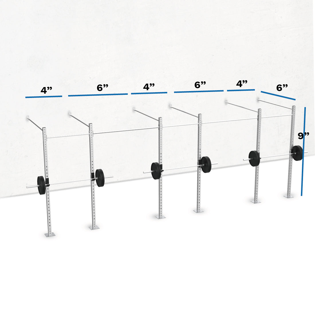 Convert to 24' Length x 6' Depth Wall-Mount Option