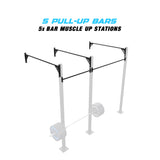 10' Wall-Mount Builder® Rig: Single Bars
