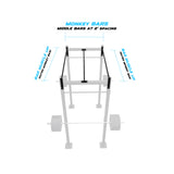 4' Freestanding Builder® Pull Up Rig Monkey bar middle spacing