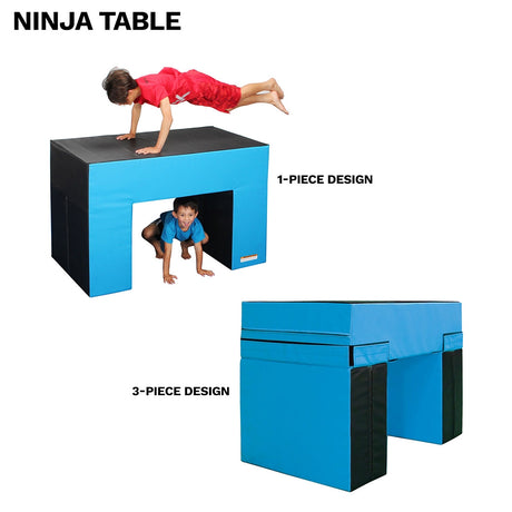 NBRT-NT-100 / NBRT-NT-105: Ninja Table One-Piece Design and 3-Piece Design