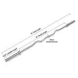 74" Rackable EZ Curl Bar