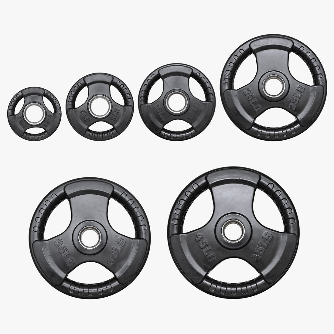 Rubber Coated Olympic Plates - LBS