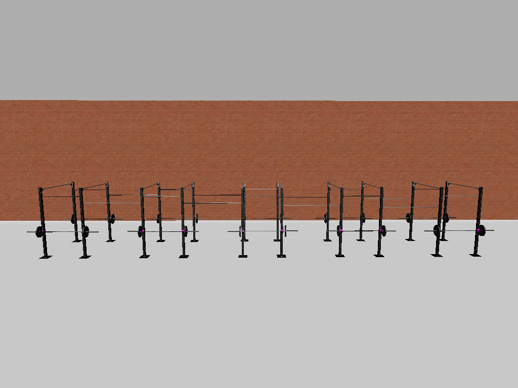 44' Freestanding Builder Rig: Single Bars