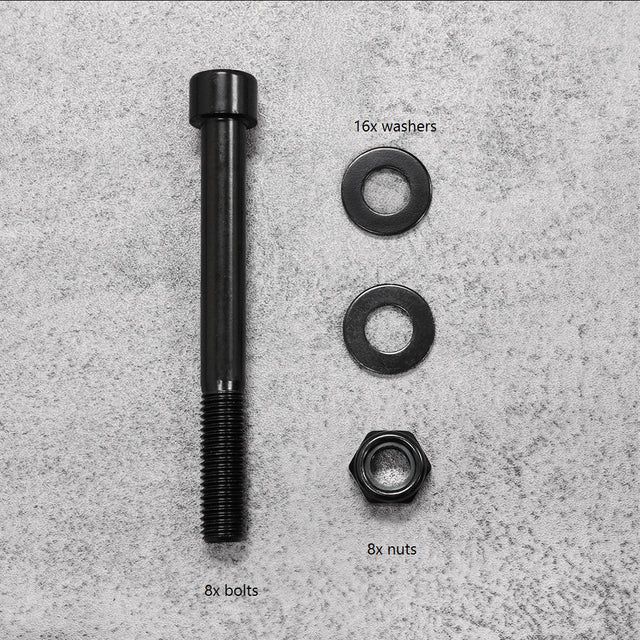 PT-CF-MB-Hardware: Set of CF-MB hardware: 8x bolts M12*110, 16x washer M12, 8x nut M12