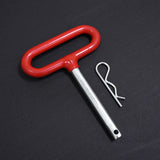 Use the Quick Pin to quickly adjust, add, or remove attachments, accessories, pull-up bars, or monkey bars