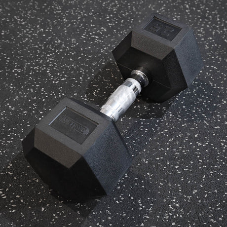 Rx'd Rubber Hex Dumbbells @ Crossfit Country