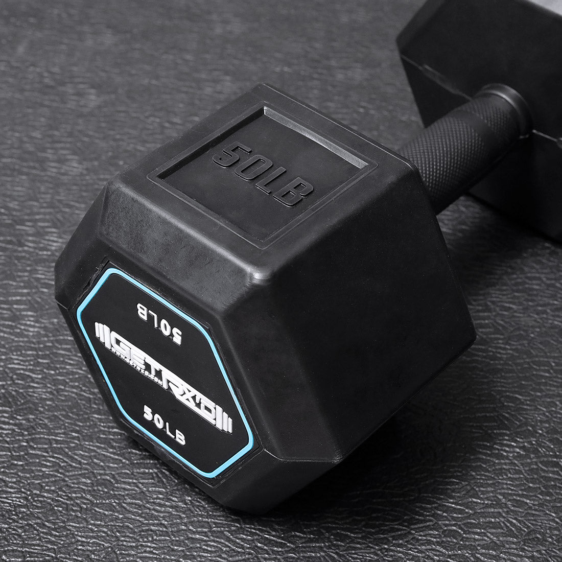 Rubber-Grip Hex Dumbbells [Piece]