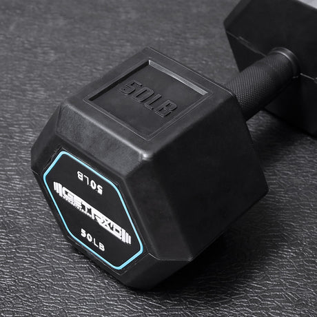10 LB Rubber-Grip Hex Dumbbell [pc] (RHDR-010LB)