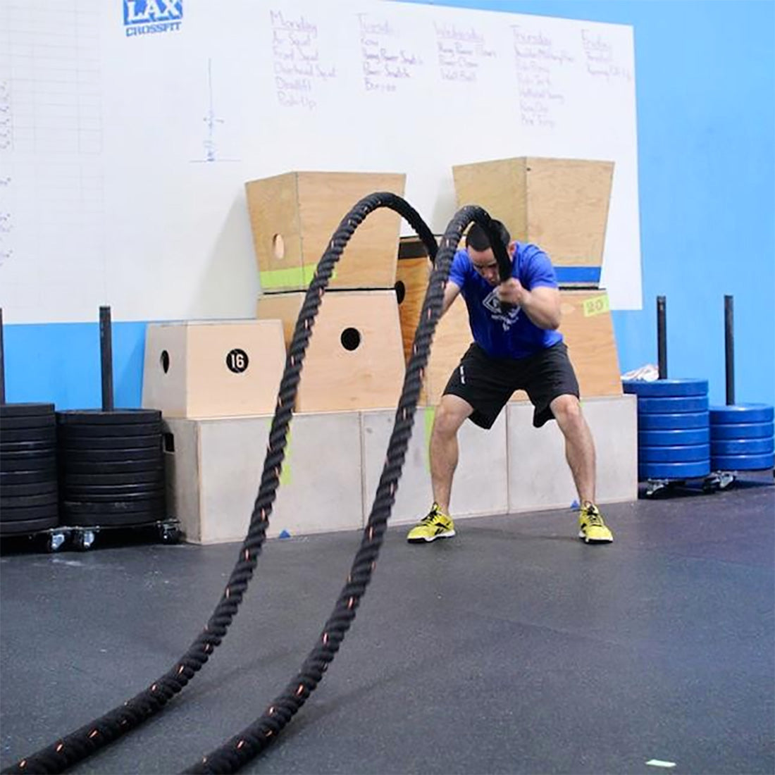 2.0" x 50' Elite Black Battle Rope (RPBX50-2.0)