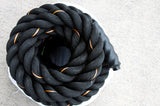 2.0" x 50' Elite Black Battle Rope (RPBX50-2.0)