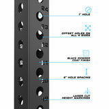 RX3 Black 84" Upright