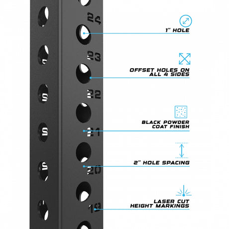 RX3 Black 84" Upright