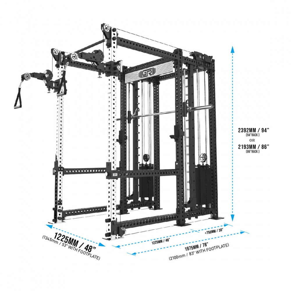 RX3 Tornado 6-Post Smith Machine Rack