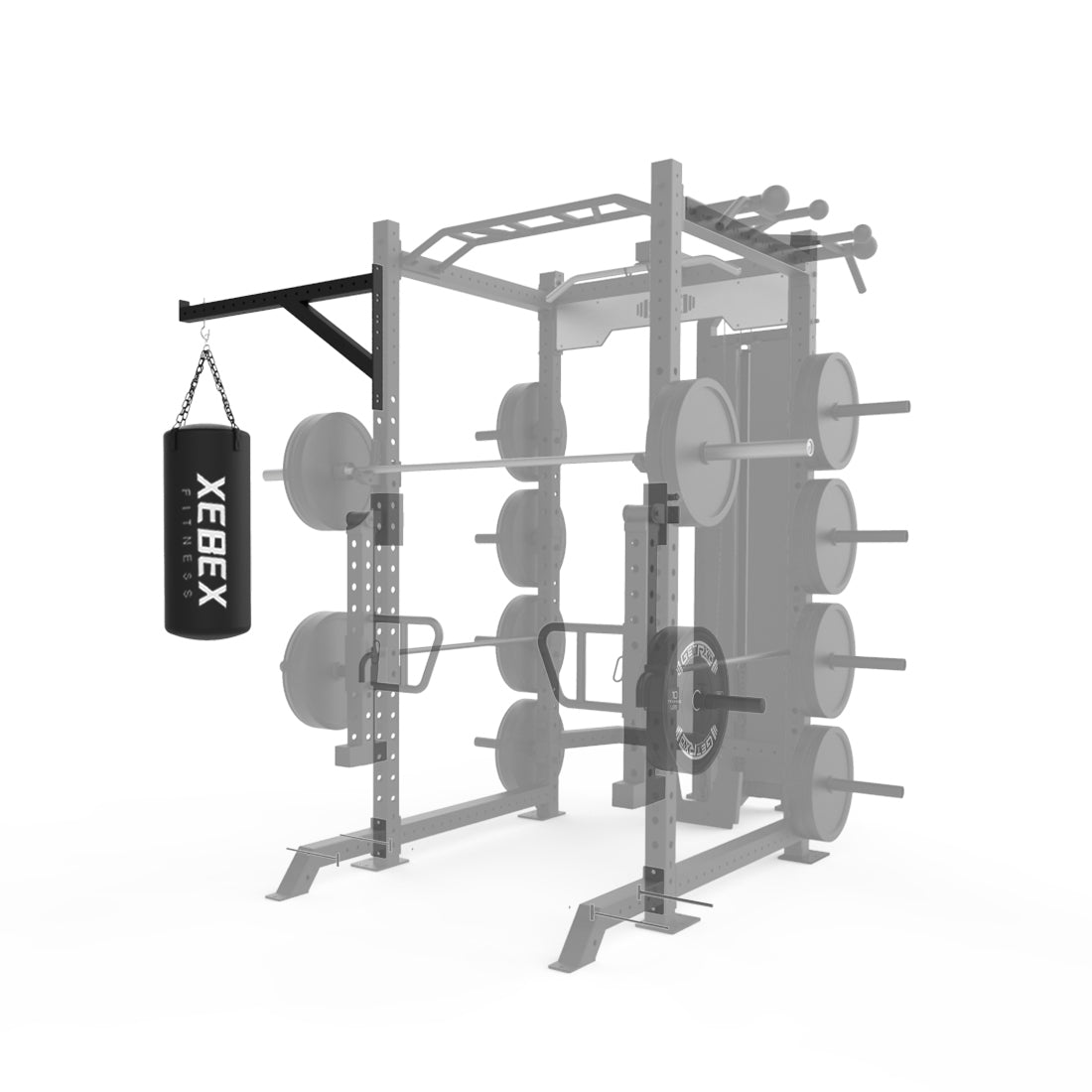 Optional Additional Accessories: 
<br>
A-Hanger + Xebex Punching Bag