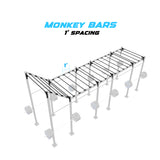 24' Freestanding Builder® Pull Up Rig 1' Spacing
