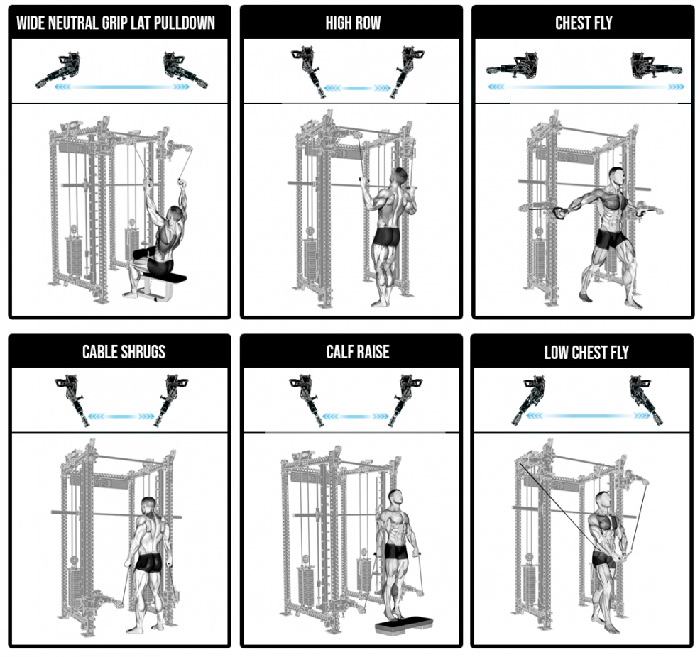 RX3 Tornado 6-Post Smith Machine Rack