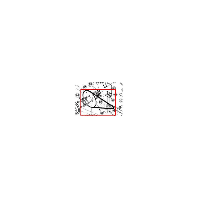 SLD-XT3-PT-29: Chain, RS25  for XT3 Sled