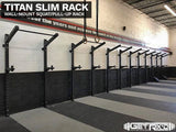 Order Multiple Slim Racks for your gym and you can connect with pull-up bars for extra pull-up space!