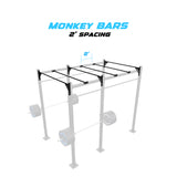 10' Freestanding Builder® Pull Up Rig 2' Spacing