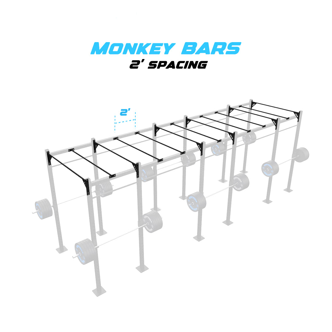24' Freestanding Builder® Pull Up Rig 2' Spacing