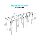 24' Freestanding Builder® Pull Up Rig 2' Spacing
