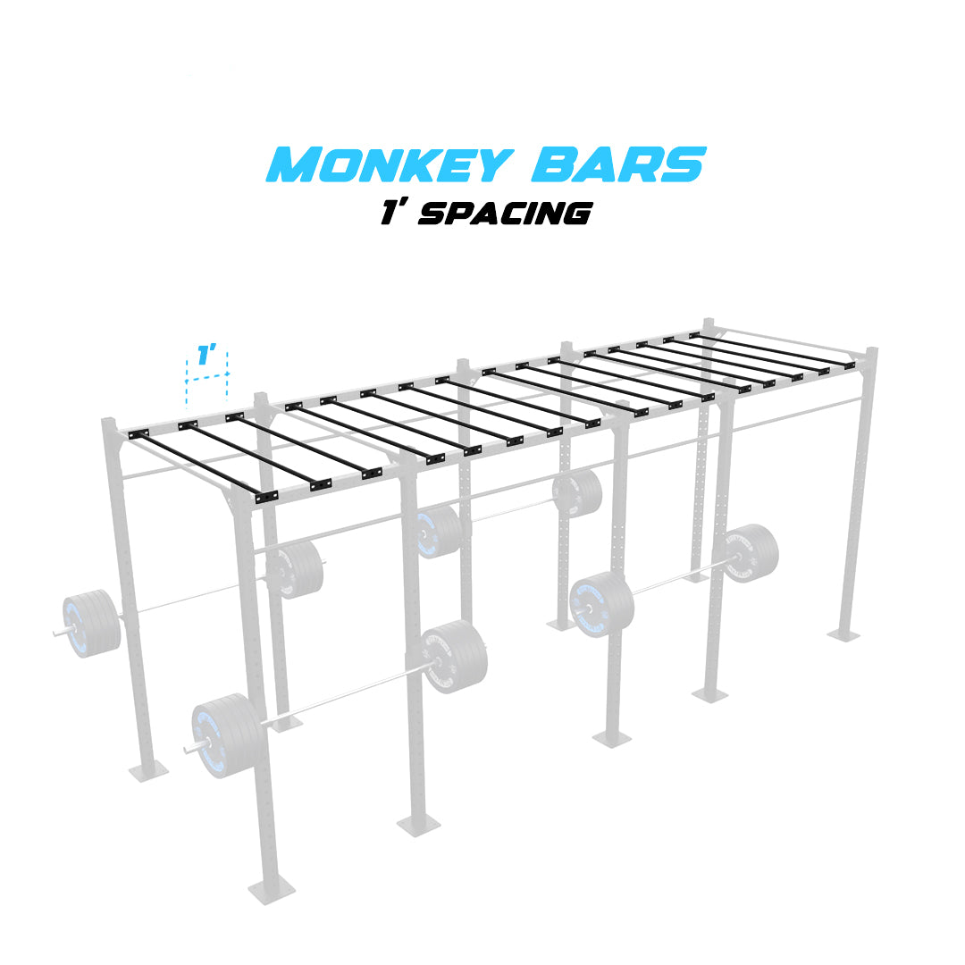 20' Freestanding Builder® Pull Up Rig 1' Spacing