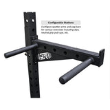Builder® Guillotine Squat Rack and Pull-Up Bar Combo