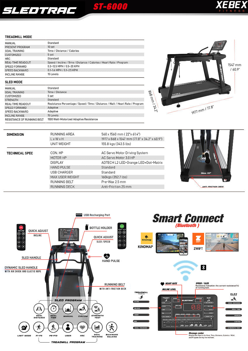 Xebex SledTrac 6000