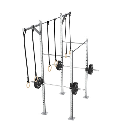 Optional Addition: 2x A-Hangers for added ring muscle up station from the 12' post