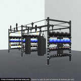 Double Wall Ball Targets are currently unavailable. 24' HIIT Studio Rig with 3x Sets of Shelves, 4x Double Wall Ball Targets, 4x Shackles, 4x Heavy Bags