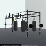 Double Wall Ball Targets are currently unavailable. 24' HIIT Studio Rig with 4x Double Wall Ball Targets, 4x TRX, 4x Shackles, 4x Heavy Bags, 2x Squat Conversion Sets