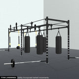 Double Wall Ball Targets are currently unavailable. 24' HIIT Studio Rig with 4x Double Wall Ball Targets, 4x TRX, 4x Shackles, 4x Heavy Bags, 4x Single Landmines
