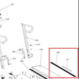 TKR-4000-PT-A09: Right Footboard