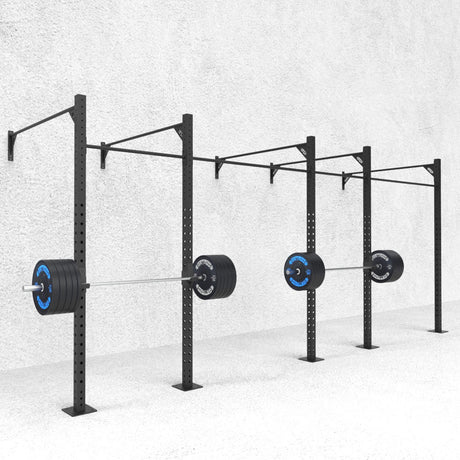 20' Wall-Mount Builder® Pull Up Rig: Single Bars