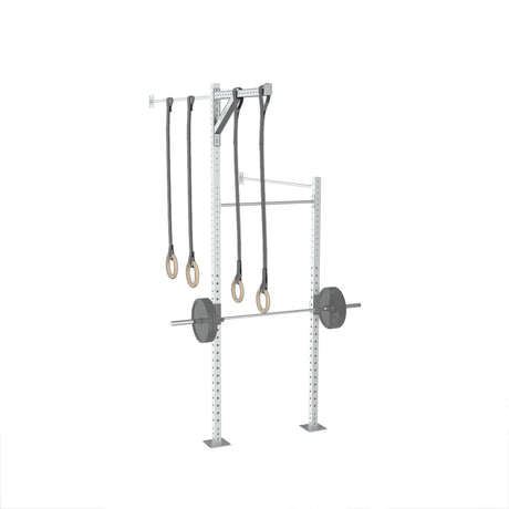 Optional Addition: A-Hanger for added ring muscle up station from the 12' post