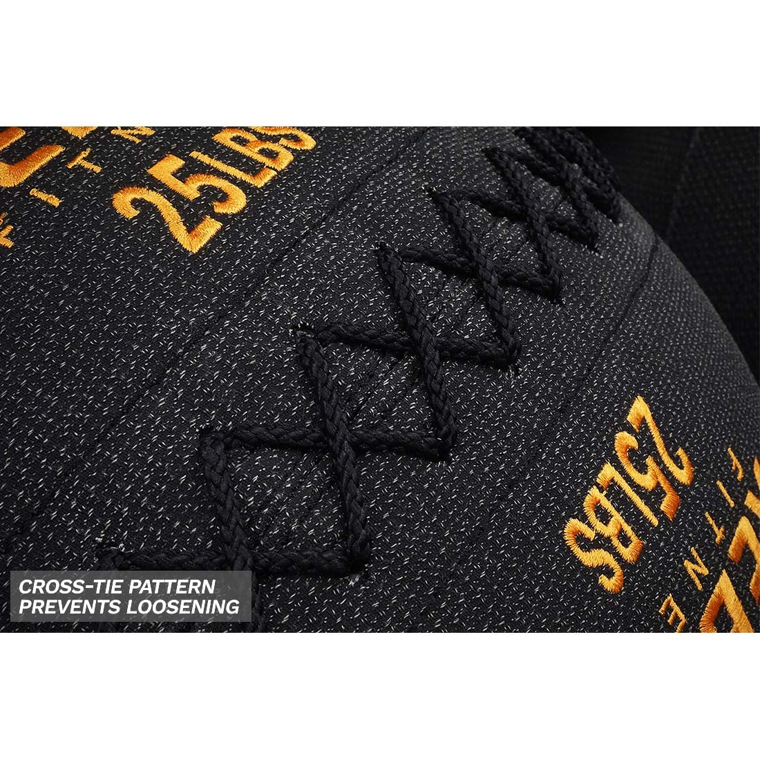 Xebex Tactical Wall Balls - cross tie pattern to prevent loosening